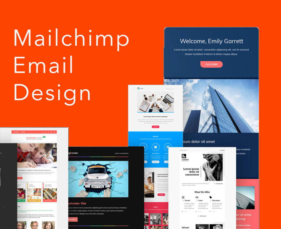Mailchimp email design
